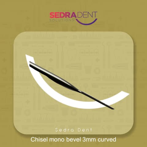 chisel mono bevel 3mm cvd depth mark
