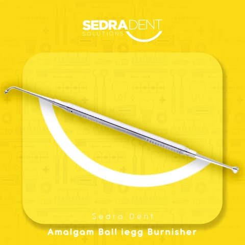 Amalgam Ball-egg shape Burnisher