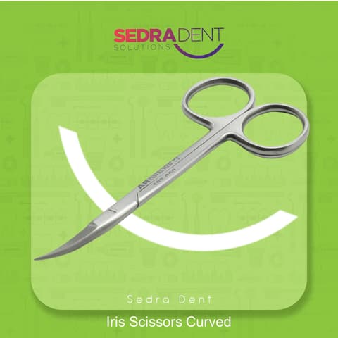 iris Scissors Curved 11.5Cm