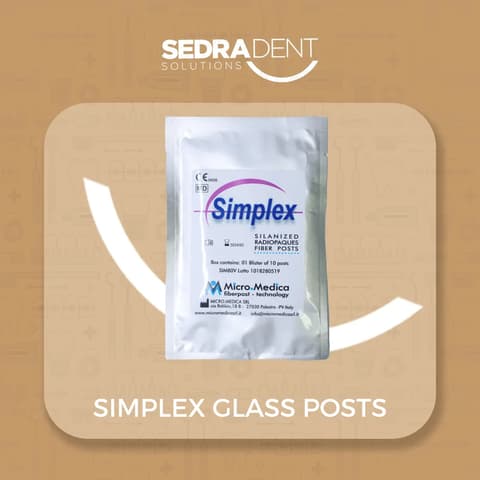 SIMPLEX GLASS POSTS – 10Pcs