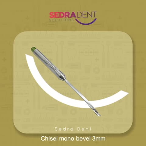 chisesl mono bevel new handle design 3mm width with depth marks