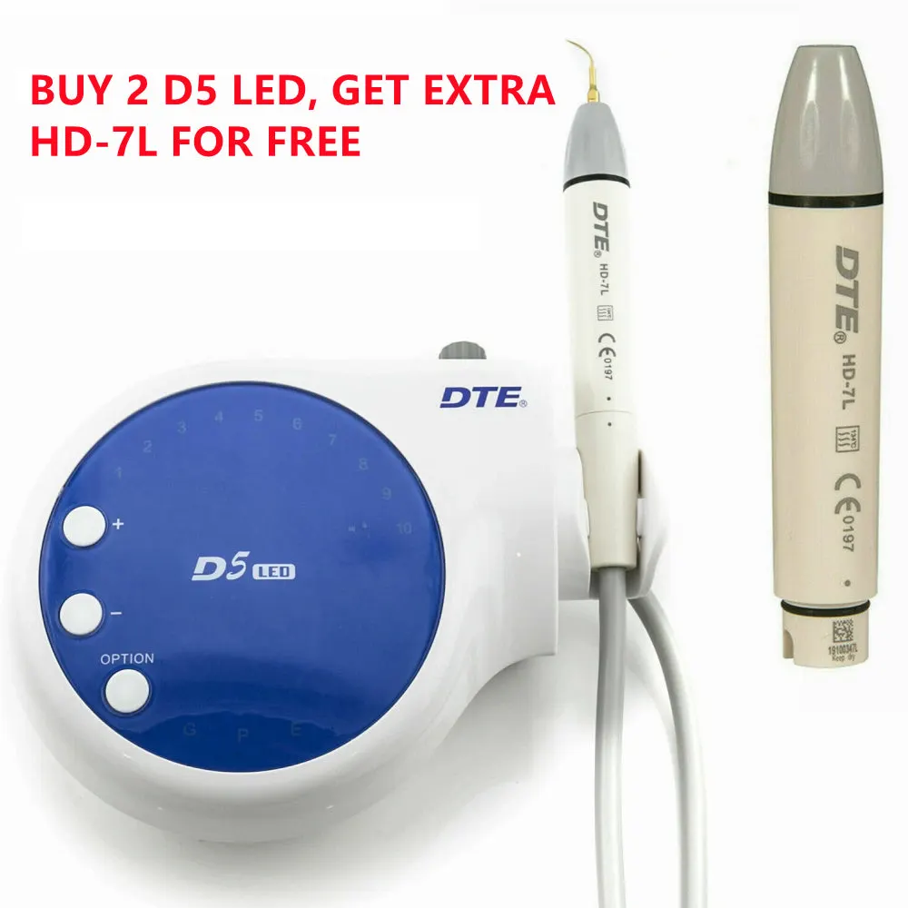 Buy 2 D5 LED Scaler Get 1 Extra HD-7L Handpiece for Free
