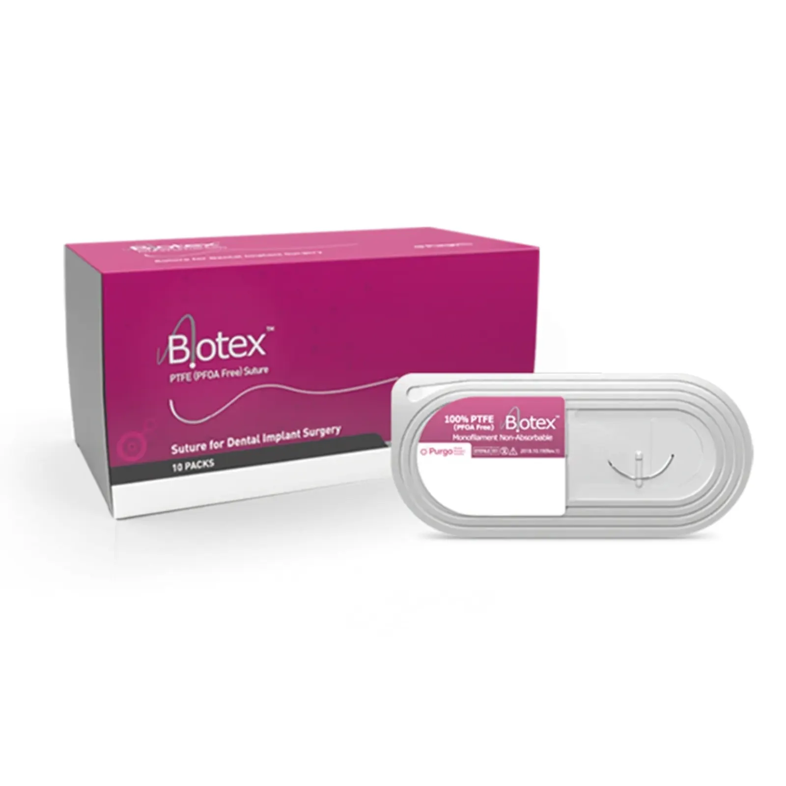 PTFE Suture | USP 5-0 | Non-Absorbable Dental Surgical Suture