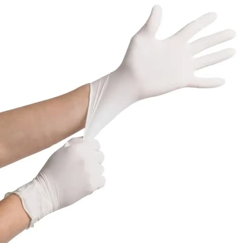 LATEX GLOVES POWDER FREE P/K 100