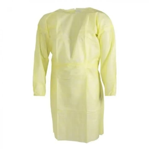 ISOLATION GOWN YELLOW P/K 100