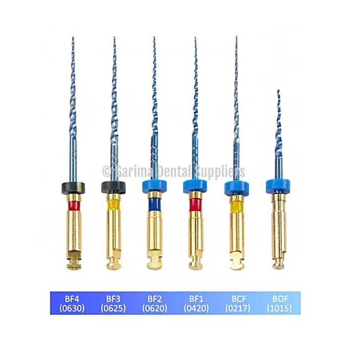 Apple Rotary Tapered Endo Files – NiTi Blue 25mm Asst