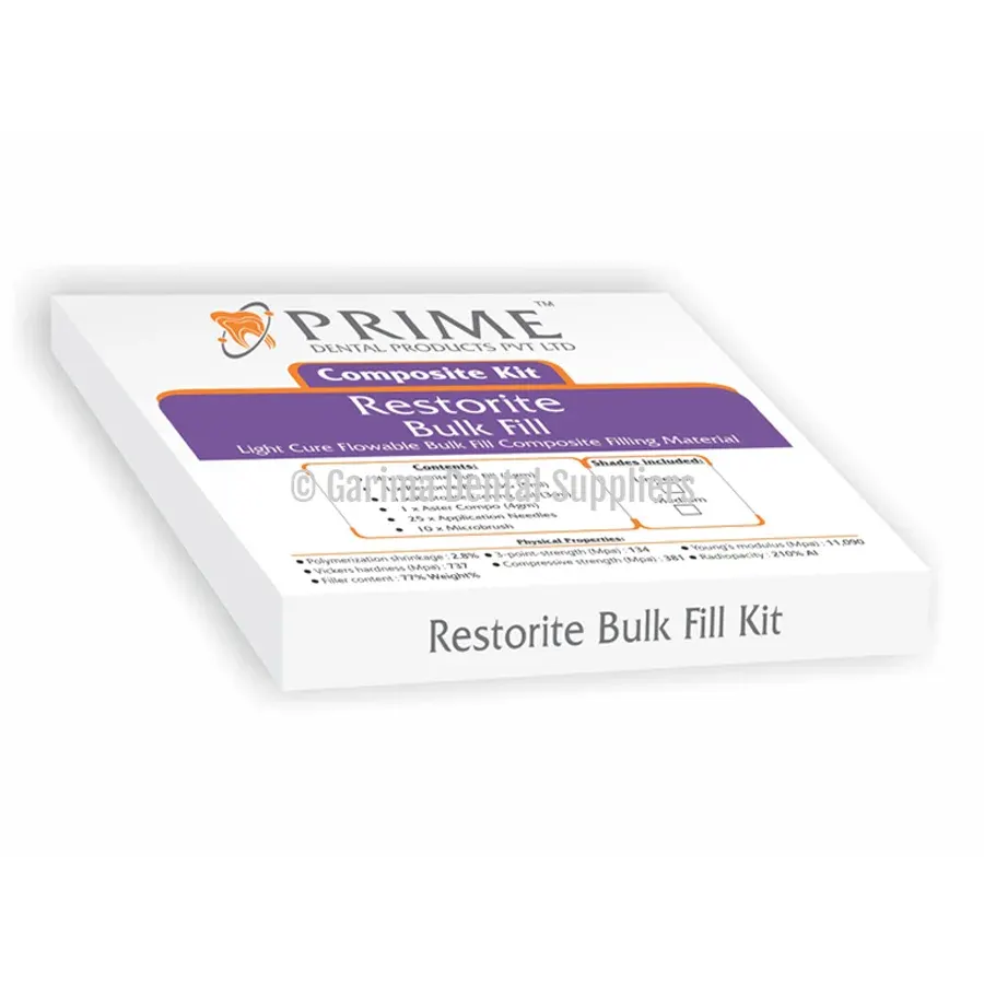 Prime Dental Restorite Composite Kit Bulk Fill (Packable)