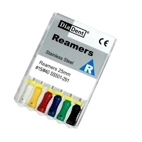 Diadent Stainless Steel Reamers 25mm – 08
