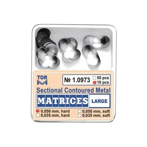 TOR VM Sectional Contoured Metal Matrices Refill – Large
