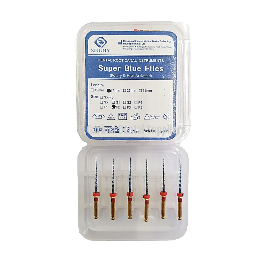 GDS Shunv Rotary Files Super Blue – 21mm #F2