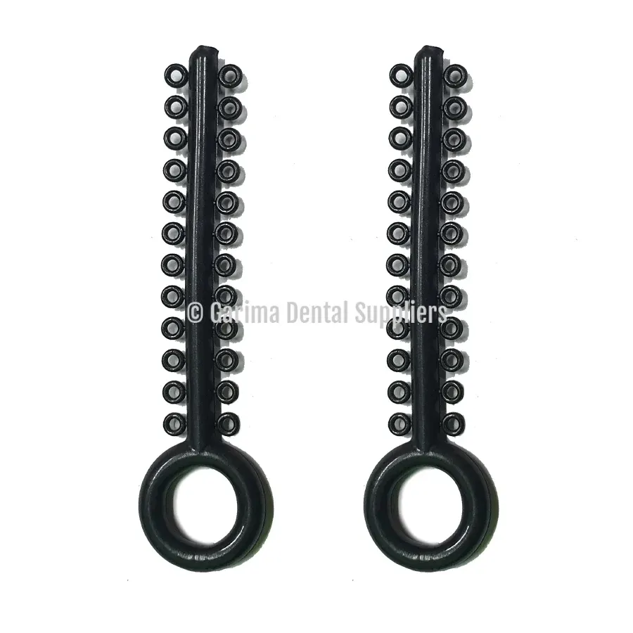 Modern Ortho Elastomeric Ligature Ties – Black