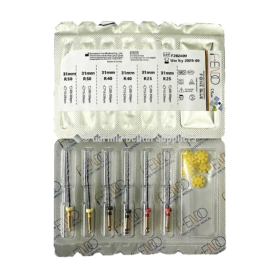 F-Endo Rotary Files – F ONE BLUE 31mm #Asst