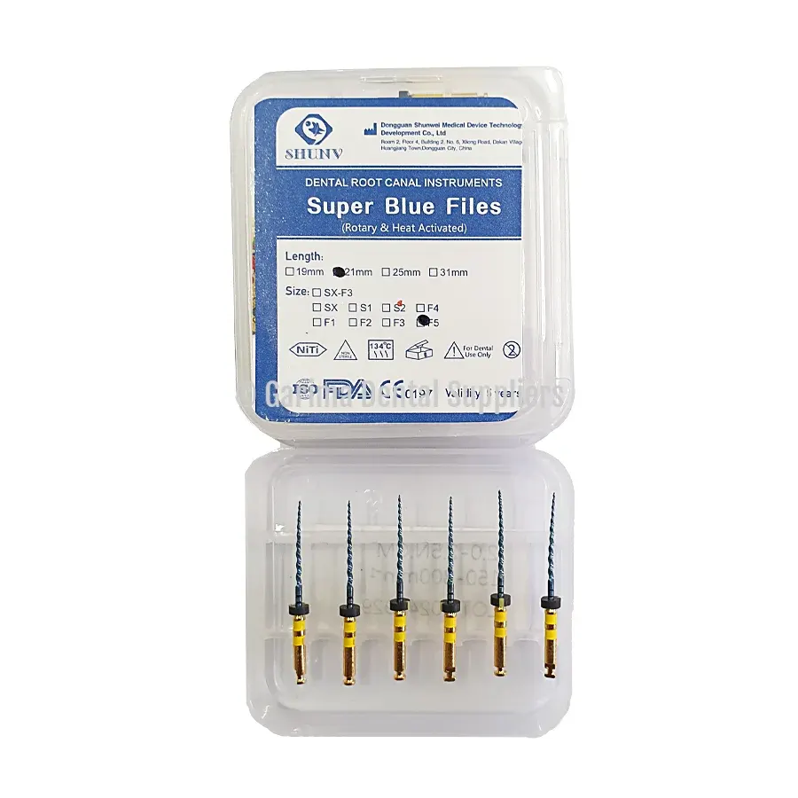 GDS Shunv Rotary Files Super Blue – 21mm #F5
