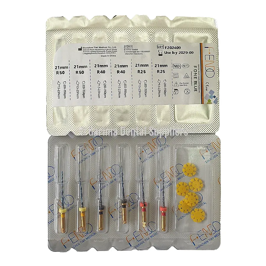 F-Endo Rotary Files – F ONE BLUE 21mm #Asst