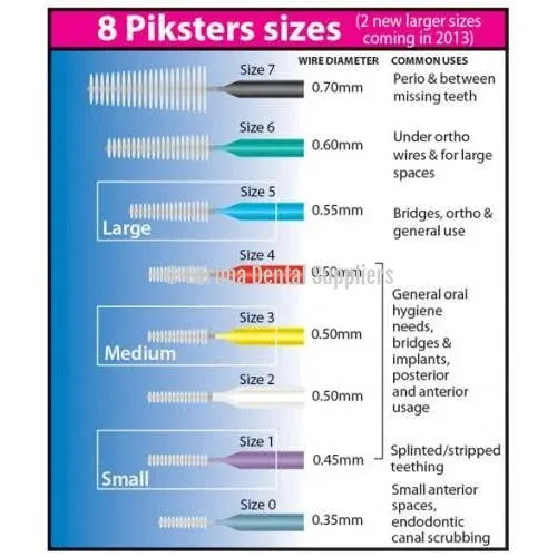 Erskine Piksters Interdental Brushes Refill – #9 – 10pcs/pkt
