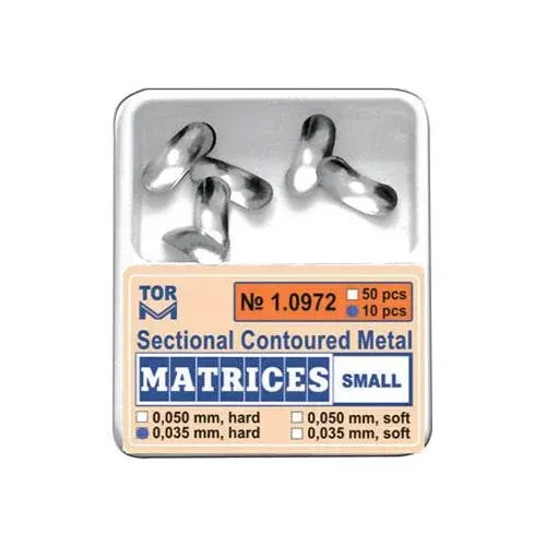 TOR VM Sectional Contoured Metal Matrices Refill – Small