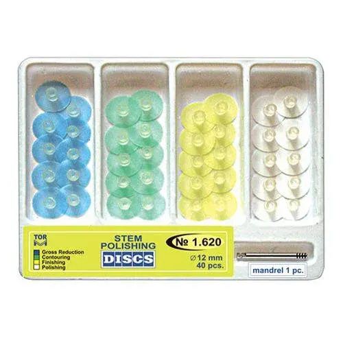 TOR VM Stem Polishing Discs Refills – 12mm