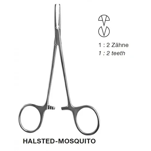 Ace Hemostat – Mosquito Straight 1×2 12.5cm