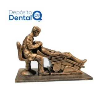 Figura de metal de dentista decorativa