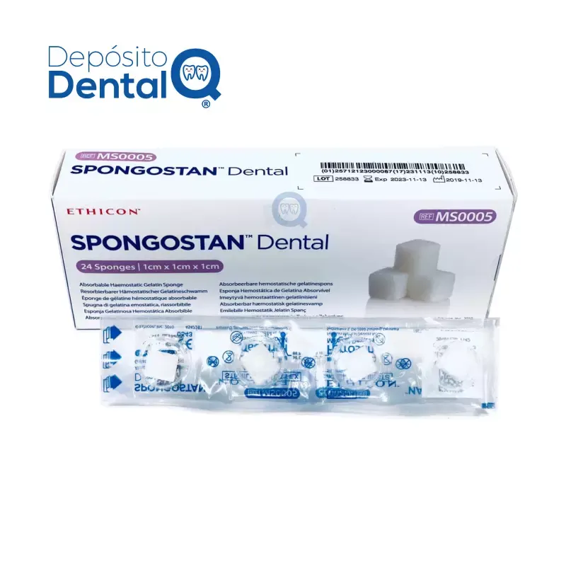 Esponjas Hemostáticas Spongostan con 24 piezas J&J