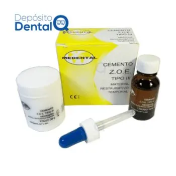 Cemento ZOE Tipo III Material Restaurativo Medental