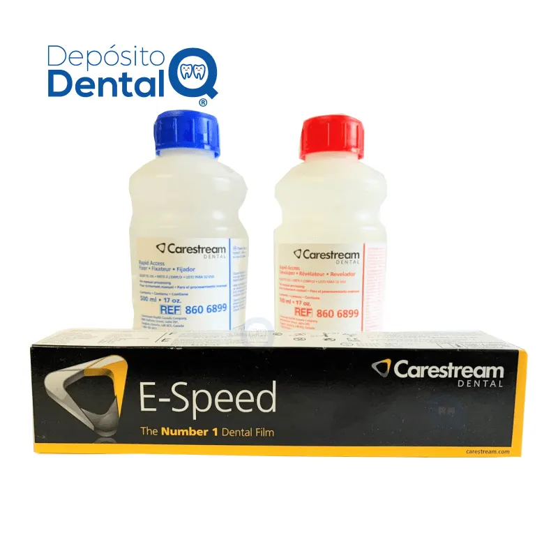 Kit de Fijador, Revelador y Periapicales RX Carestream