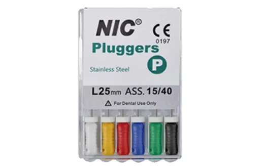 Condenseurs verticaux de gutta Stainless Steel « Pluggers » : NIC