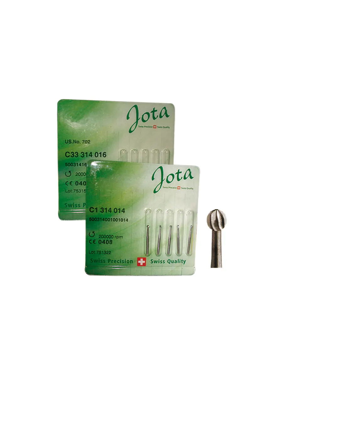 Fraises en carbure de tungstène forme boule : JOTA