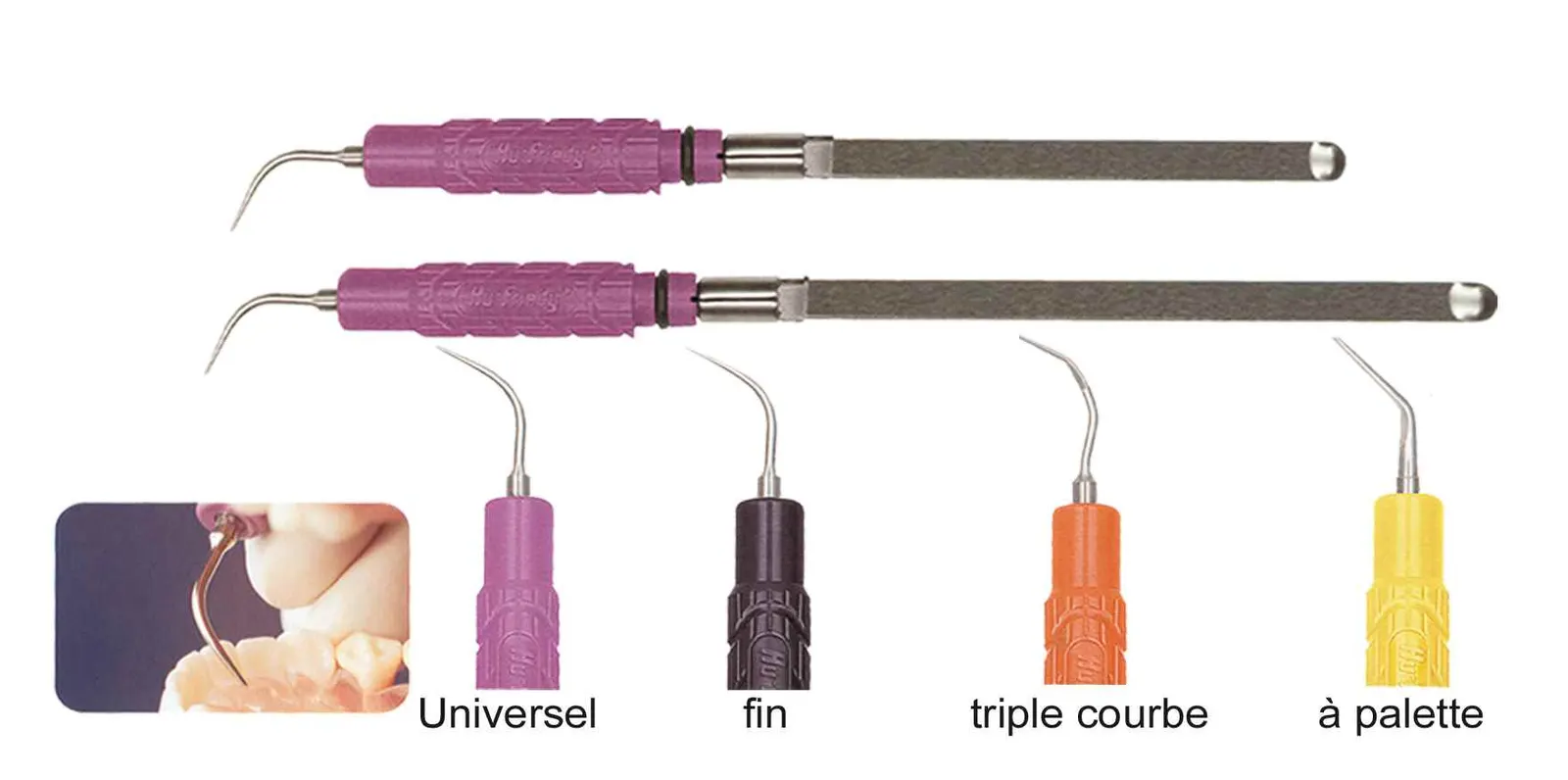 Inserts de détartrage : HU-FRIEDY