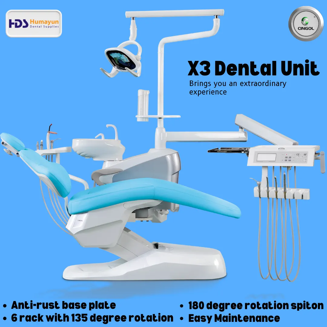 Cingol’s X-3 Dental unit/Dental Chair