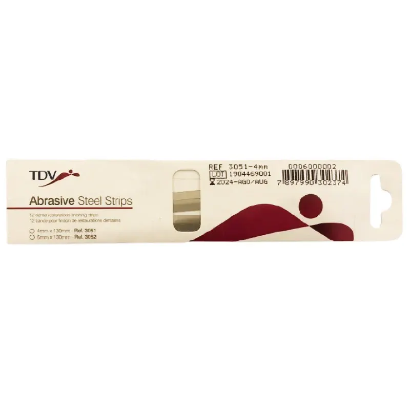 TDV Abrasive Steel Strips Dental Restoration Finishing Strips