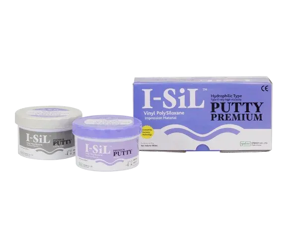 I-SiL Premium Putty – Vinyl Polysiloxane Impression (A-Silicone) Regular Set