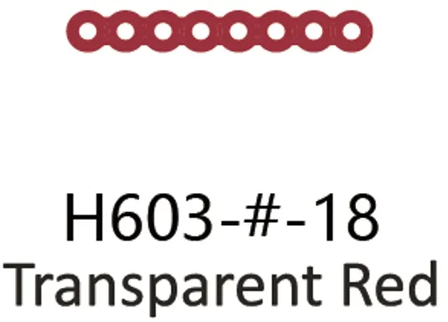 Transparent Red E-chain