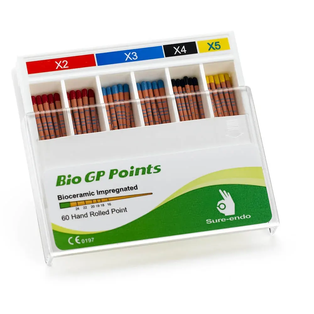Bioceramic Gutta Percha Points – Protaper Next – mm Marked – Color Coded – Slide Box