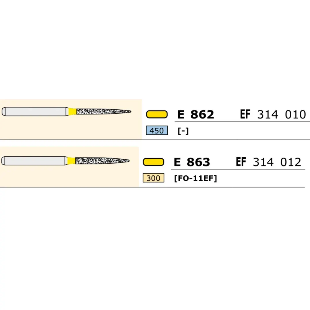 Diamond Extra Fine Flame Burs