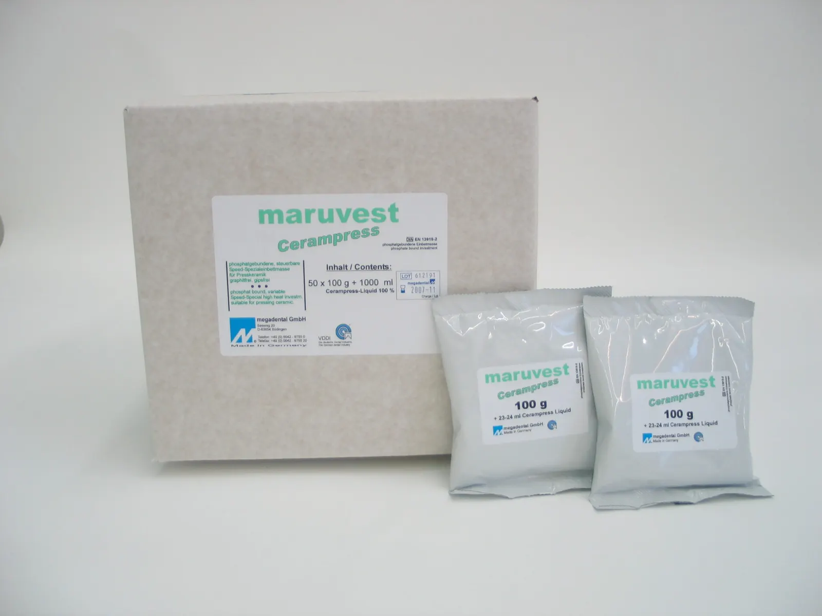 Investments Cerampress 5kg + 1liter