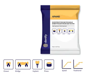 DENTIFY XPAND Investment 4.8 kg + Liquid
