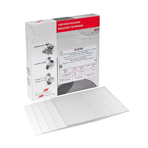 Duran – Transparent hard sheet plate, Scheu