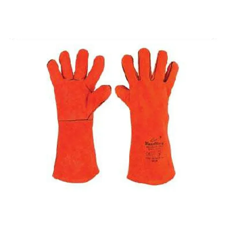 قفازات لحام جلدية مع حواف تقوية (Piping) – 16 إنش Vaultex WGR