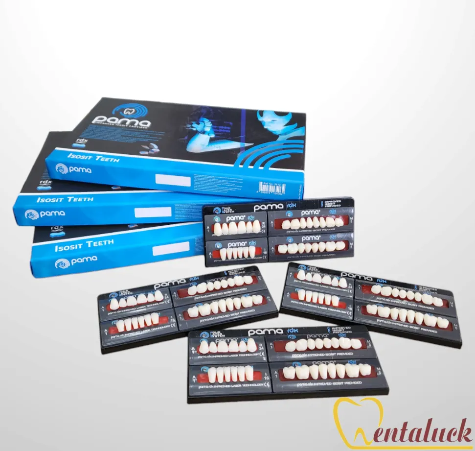 Răng giả PAMA composite 4 lớp – Vỉ 28 Cái – Màu A1