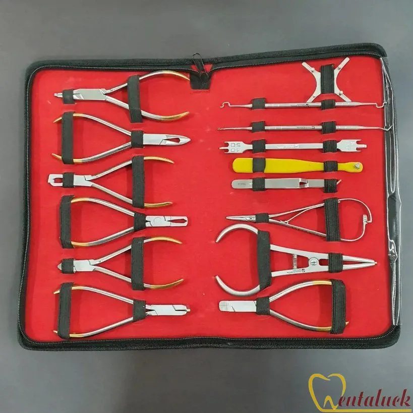 Bộ dụng cụ chỉnh nha (15 chi tiết)