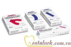 Giấy cắn Hanel Xanh-Đỏ 80µm (12xấp/hộp)