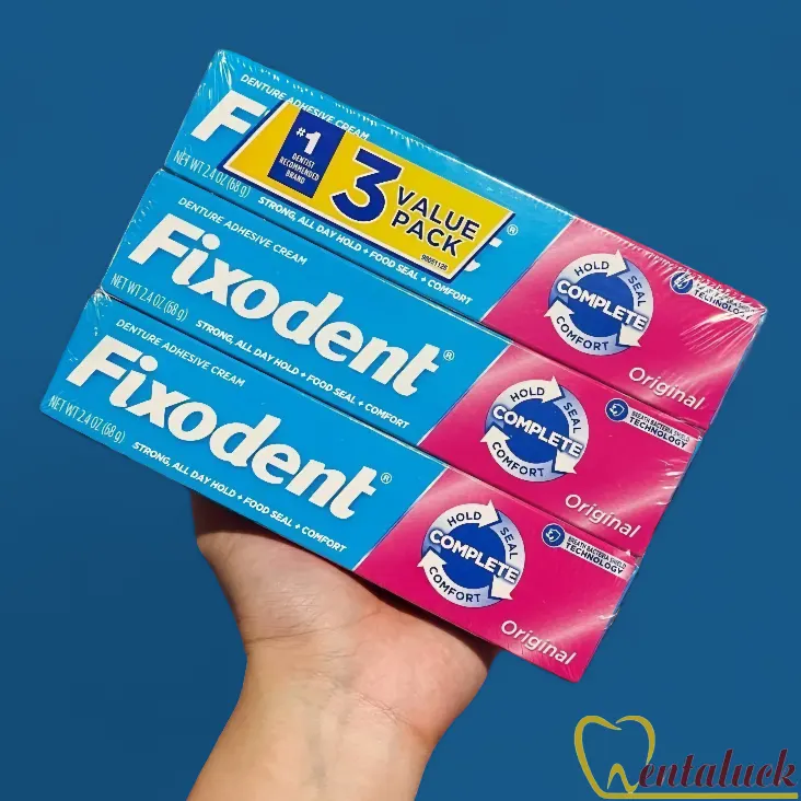 Keo dán hàm Fixodent 68g