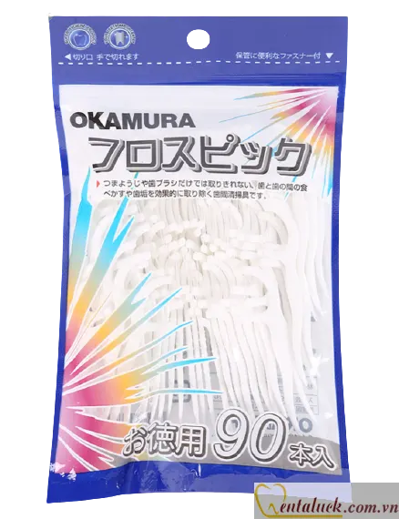 Tăm chỉ kẻ răng 90P OKAMURA