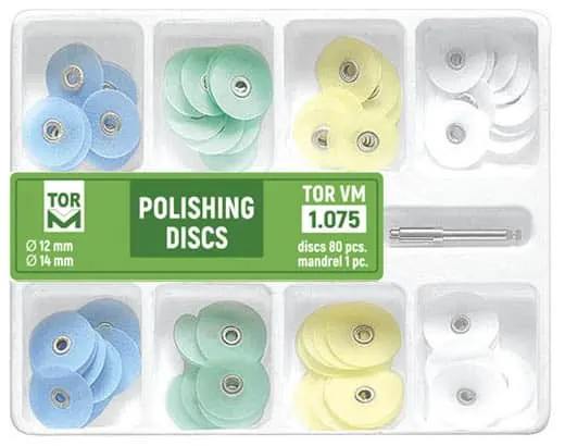 Polishing Discs № 1.075 80 pcs- “12mm-14mm” TOR V M-Russia