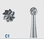 FG C1-010 Round Burs Size 2 (2PCS)-ELA-Germany