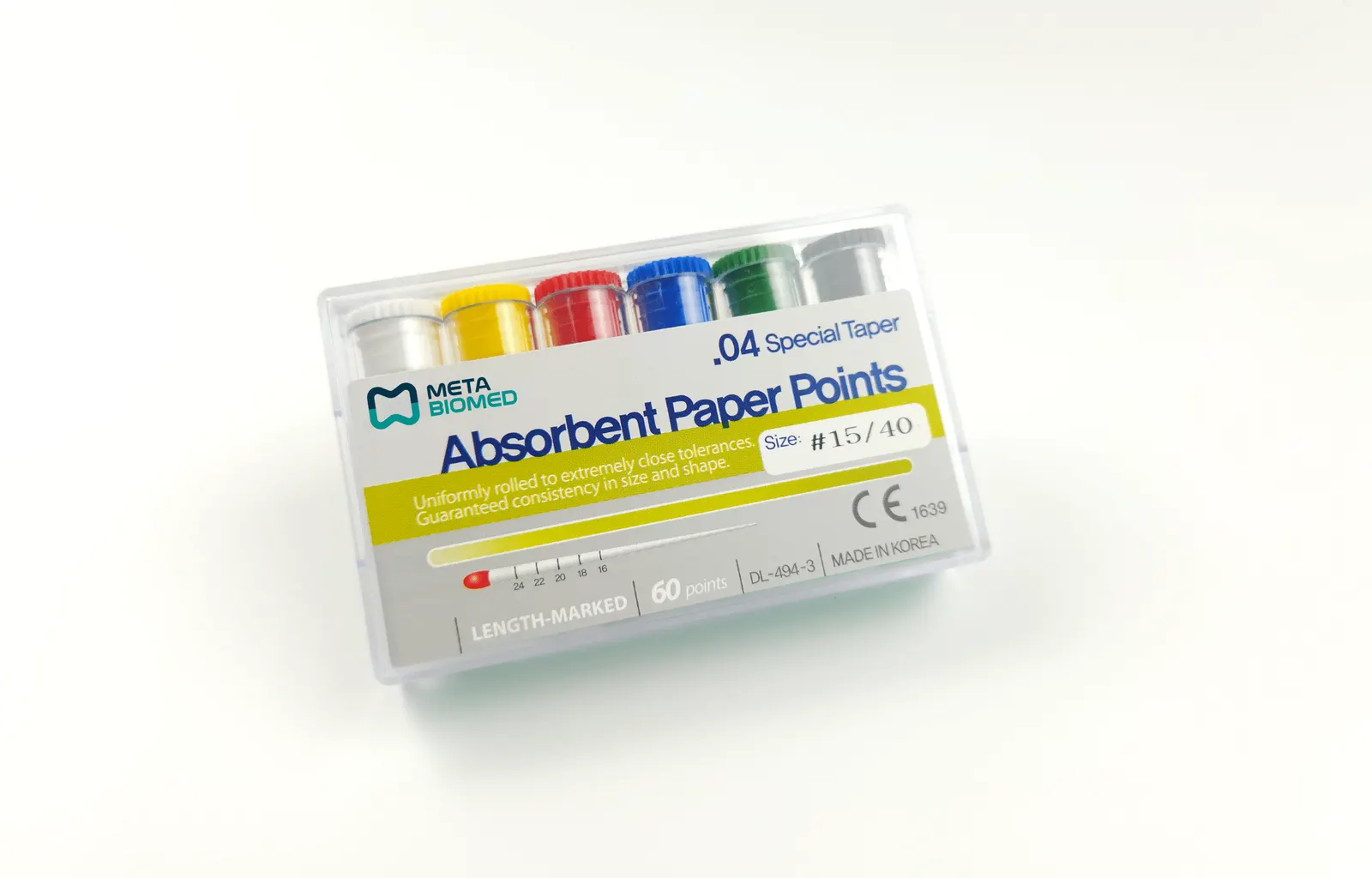 Absorbent Paper Points 06 40-LM-Meta Biomed-Korea