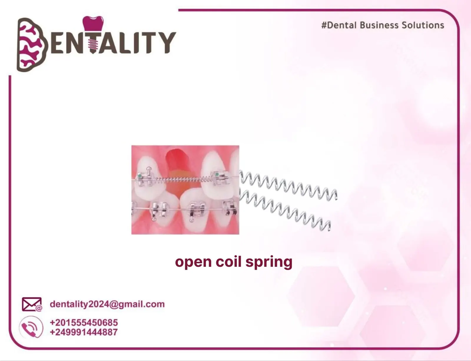Open coil spring