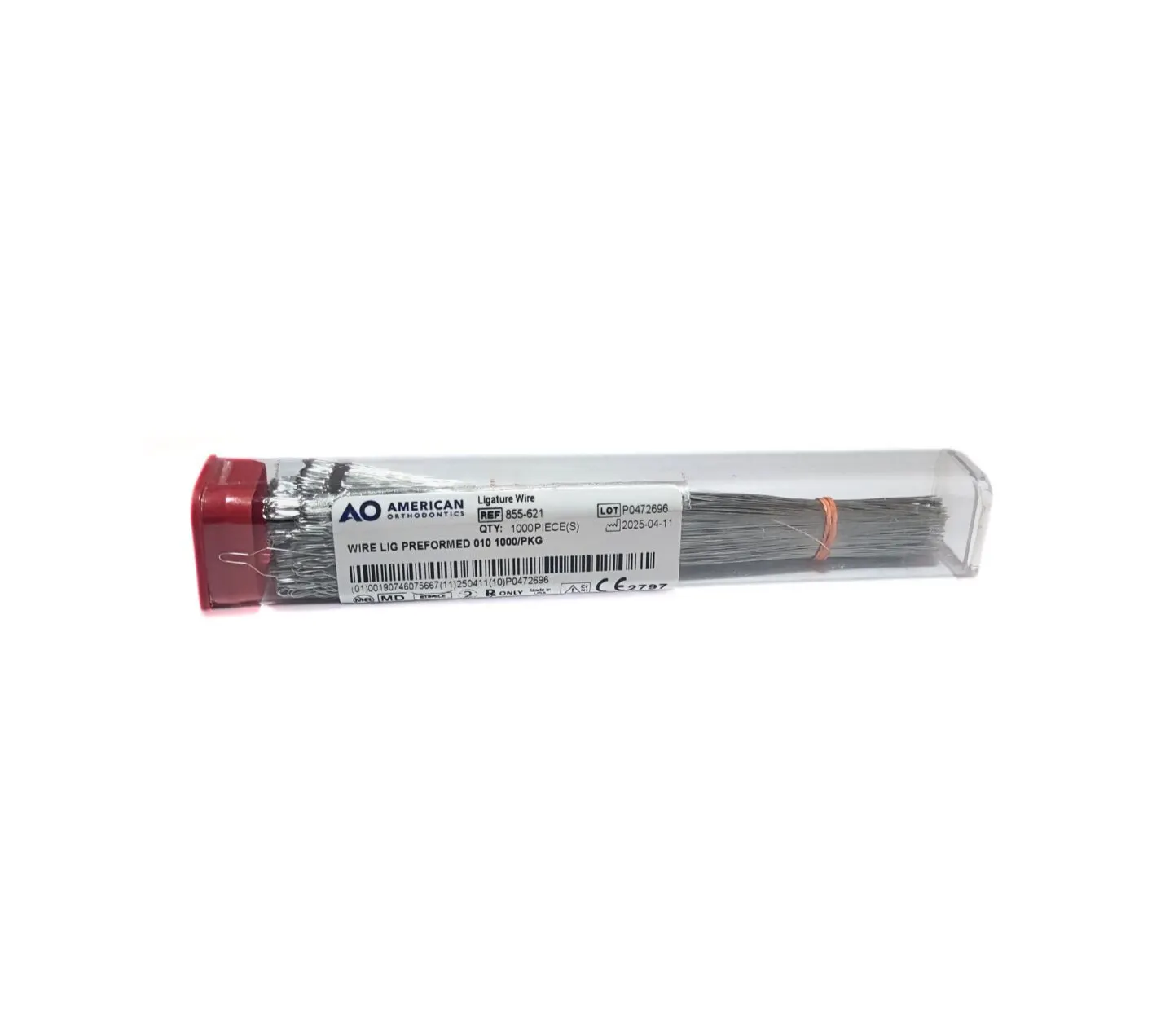 Ligature métalliques Longues AO 1000pcs