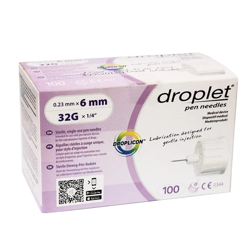 سنون انسولين ( DROPLET ) 32G 6 mm